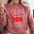 Senior 2026 Retro Class Of 2026 Graduation For Students Comfort Colors Sweatshirt Crimson
