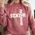 Senior 2026 Soccer Player Class Of 2026 Senior Graduation Comfort Colors Sweatshirt Crimson