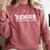Senior 2026 Volleyball Dad Graduation Class Of 2026 Graduate Comfort Colors Sweatshirt Crimson