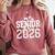 Senior 2026 Wrestling Class Of 2026 Wrestler Graduation Comfort Colors Sweatshirt Crimson
