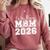 Senior 2026 Wrestling Mom Proud Senior 2026 Mom Graduation Comfort Colors Sweatshirt Crimson