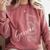 Senior 2027 Class Of 2027 Shirt Graduation Comfort Colors Sweatshirt Crimson