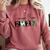 Senior 2027 Soccer Mom Final Season Class Of 2027 Graduation Comfort Colors Sweatshirt Crimson