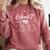 Senior 2030 Class Of 2030 Graduation First Day Of School Comfort Colors Sweatshirt Crimson