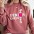 Senior Cheerleader Cheer Class Of 2025 Graduation Graduate Comfort Colors Sweatshirt Crimson