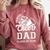Senior Cheerleader Dad Cheer Class Of 2026 Graduation Men Comfort Colors Sweatshirt Crimson