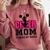 Senior Cheerleader Mom Cheer Class Of 2025 Graduation Women Comfort Colors Sweatshirt Crimson