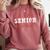 Senior Class Of 2019 Graduation Graduate School Comfort Colors Sweatshirt Crimson