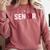 Senior Class Of 2019 Graduation Shirt Graduate Comfort Colors Sweatshirt Crimson