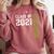 Senior Class Of 2021 Cousin Graduation Comfort Colors Sweatshirt Crimson
