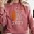 Senior Class Of 2023 Graduation Basketball Team Graduate Comfort Colors Sweatshirt Crimson