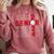 Senior Class Of 2024 Graduation 2024 Maroon Basketball Comfort Colors Sweatshirt Crimson