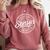 Senior Class Of 2026 Graduation 2026 Senior 2026 Comfort Colors Sweatshirt Crimson