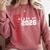 Senior Class Of 2026 Graduation Grad 26 Comfort Colors Sweatshirt Crimson