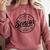 Senior Class Of 2027 Graduation 2027 Senior 2027 Comfort Colors Sweatshirt Crimson