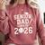Senior Dad Class Of 2026 Graduate Baseball 2026 Graduation Comfort Colors Sweatshirt Crimson