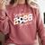 Senior Dad Class Of 2026 Soccer Ball Graduation Comfort Colors Sweatshirt Crimson