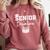 Senior Drumline Class Of 2026 Marching Band Graduation Comfort Colors Sweatshirt Crimson