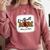 Senior Football Mom Class Of 2025 Graduation Graduate Comfort Colors Sweatshirt Crimson