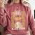 Senior Graduate 2024 Queen Graduation Educated Melanin Comfort Colors Sweatshirt Crimson