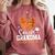 Senior Grandma Class Of 2026 Basketball Graduation Heart Comfort Colors Sweatshirt Crimson