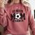 Senior Mom 2025 Soccer Mom Class Of 2025 Graduation Comfort Colors Sweatshirt Crimson