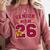 Senior Mom 2026 Proud Senior Mom Class Of 26 For Graduation Comfort Colors Sweatshirt Crimson
