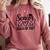 Senior Mom 2027 Class Of 2027 Graduation Proud Senior Mother Comfort Colors Sweatshirt Crimson