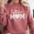 Senior Mom Baseball 2025 Class Of 2025 Graduation Comfort Colors Sweatshirt Crimson
