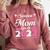 Senior Mom Of A Class Of 2022 Heart School Graduation Comfort Colors Sweatshirt Crimson