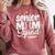 Senior Mom Squad Baseball Class Of 2023 Graduation Comfort Colors Sweatshirt Crimson