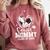Senior Mommy Class Of 2026 Soccer Graduation Heart Premium Tri-Blend Comfort Colors Sweatshirt Crimson