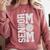Senior Volleyball Mom 2026 Class Graduation Volleyball Premium Tri-Blend Comfort Colors Sweatshirt Crimson