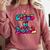 Senior Year 2022 Class Of 2022 Graduation Tie Dye Groovy Comfort Colors Sweatshirt Crimson
