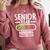 Senior Year Loading Please Wait Graduation Comfort Colors Sweatshirt Crimson