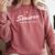 Seniors Class Of 2022 Senior Graduation Comfort Colors Sweatshirt Crimson