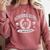 Seniors Class Of 2026 Christian Graduation Religious Grad Comfort Colors Sweatshirt Crimson