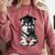 Siberian Husky Dog Graduation Cap Training School Graduate Men Women Kids Comfort Colors Sweatshirt Crimson