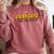 Sign My Shirt Graduate I Sign Sign School Graduation Comfort Colors Sweatshirt Crimson