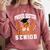Sister Class Of 2025 Senior Basketball Graduation Family Comfort Colors Sweatshirt Crimson