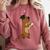 SmileteesGrad Cute Sea Otter Graduation T-Shirt Comfort Colors Sweatshirt Crimson