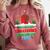 Snow Christmas Introvert Team Introverted Introvert Xmas Comfort Colors Sweatshirt Crimson