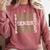 Soccer Senior Night Soccer Senior 2025 Graduation 45 Comfort Colors Sweatshirt Crimson