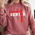 Soccer Senior Night Soccer Senior 2025 Graduation 5 Comfort Colors Sweatshirt Crimson