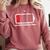 Social Battery Low Introvert Comfort Colors Sweatshirt Crimson Social Battery Low Introvert Comfort Colors Sweatshirt Crimson