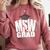 Social Work MSW Graduation Masters Degree Worker 2020 Comfort Colors Sweatshirt Crimson