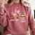 Social Work s Coffee Graduation Social Worker Comfort Colors Sweatshirt Crimson