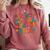In My Social Worker Era Cute Social Worker Graduation MSW Comfort Colors Sweatshirt Crimson