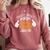 Social Work s Graduation Social Worker Men Comfort Colors Sweatshirt Crimson