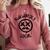 Socially Awkward Introvert Social Anxious Awkwardly Social Comfort Colors Sweatshirt Crimson